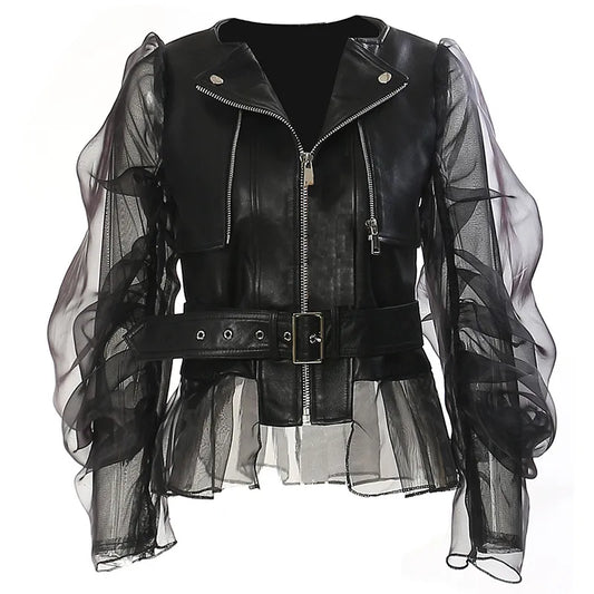 Chaqueta Gótica 's Faux Leather