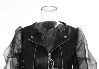 Chaqueta Gótica 's Faux Leather