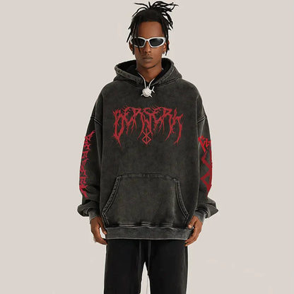 Sudadera Gótica Masculina Ragnar