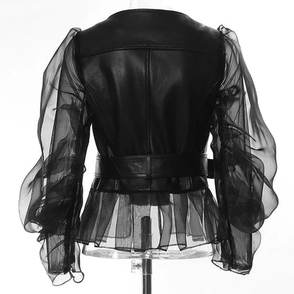 Chaqueta Gótica 's Faux Leather