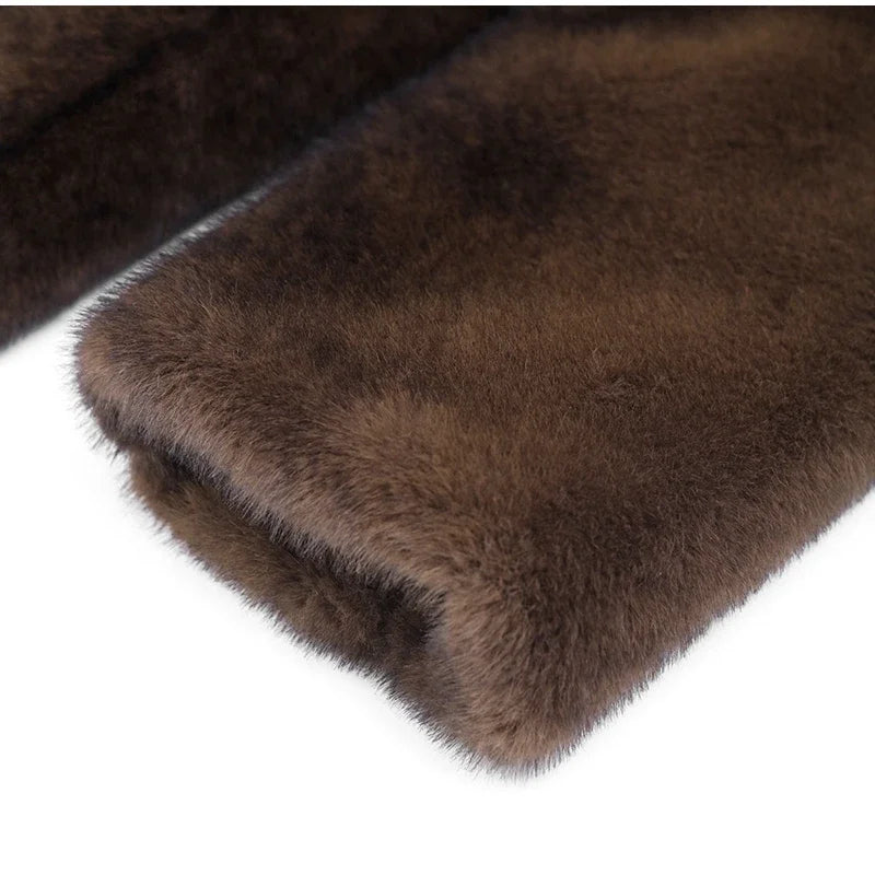 Abrigo Gótico 's Faux Fur