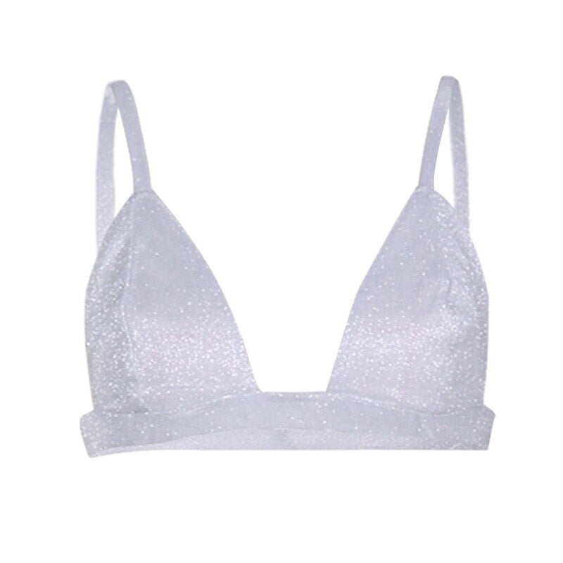 Top Gótico Maria Glitter Bra