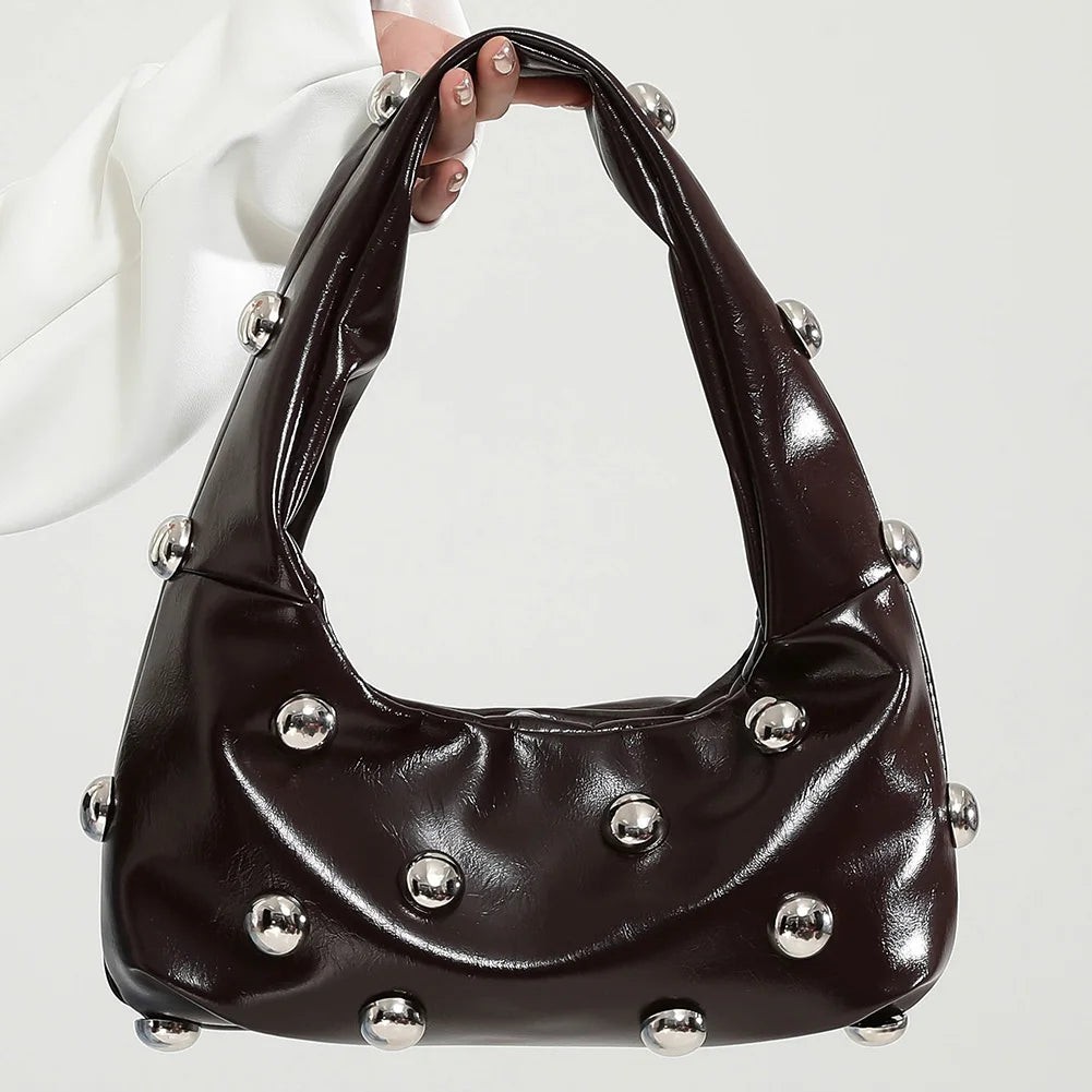 Women's Rivet Hombro Bolso