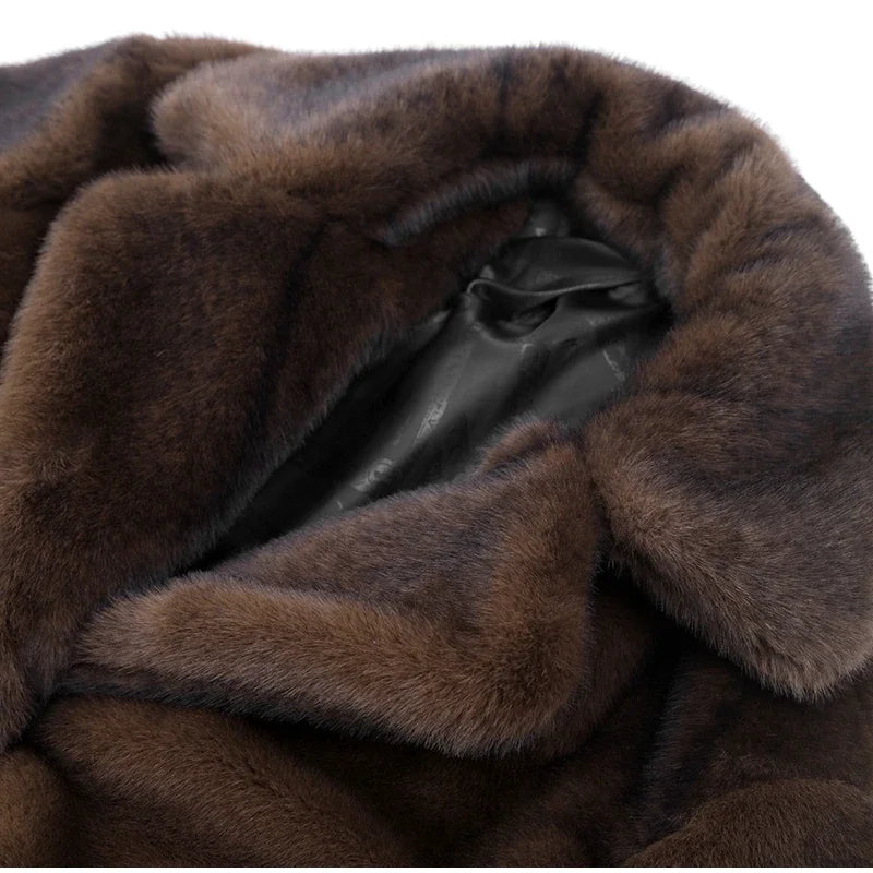 Abrigo Gótico 's Faux Fur
