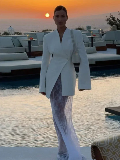 Chaqueta Gótica Fiorella Elegant One Button