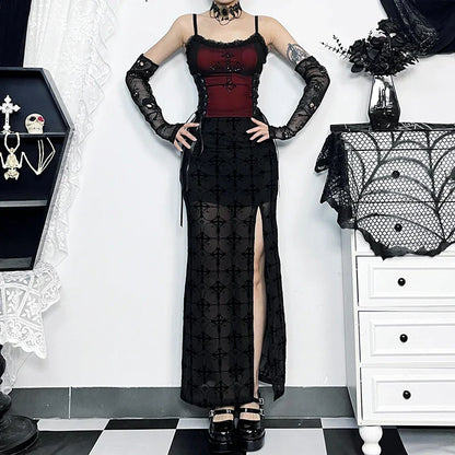 Falda Gótica Lilith de Cuadros