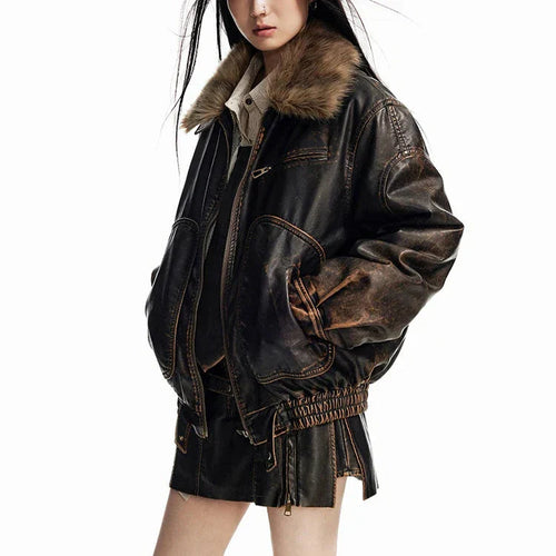 Chaqueta Gótica Distressed