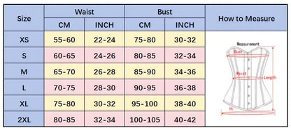 Top Gótico PU Leather Corset