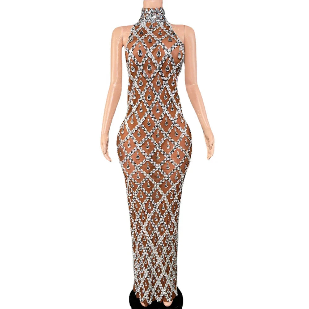 Vestido Gótico Chiara Rhinestones