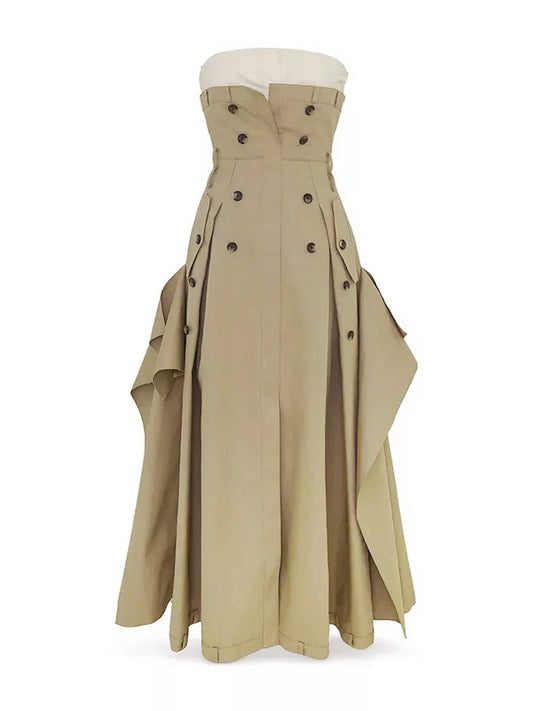 Vestido Gótico Sofia Strapless