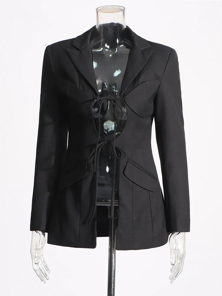 Blazer Gótico Lucia Lace Up