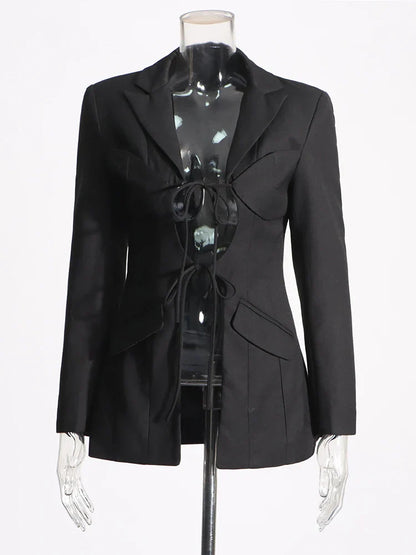 Blazer Gótico Lucia Lace Up