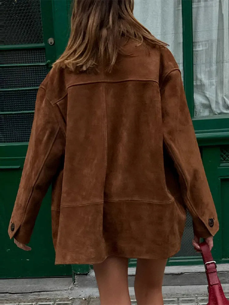 Top Gótico Antonia Brown Loose Jacket