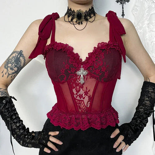 Gothic Lace Top Gótico