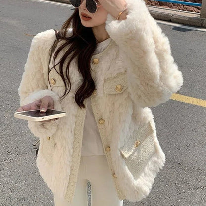 Chaqueta Gótica Faux Fur