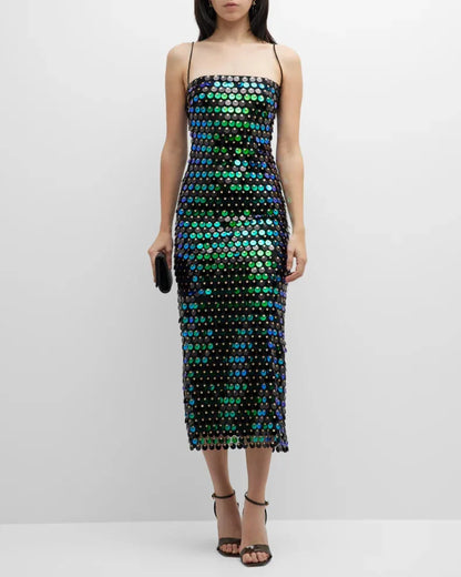 Vestido Gótico Alejandra Sequin