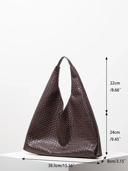 Cuero Woven Bolso