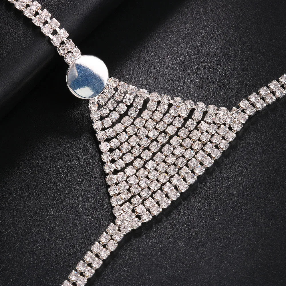 Collar Crystal Chest Cadena