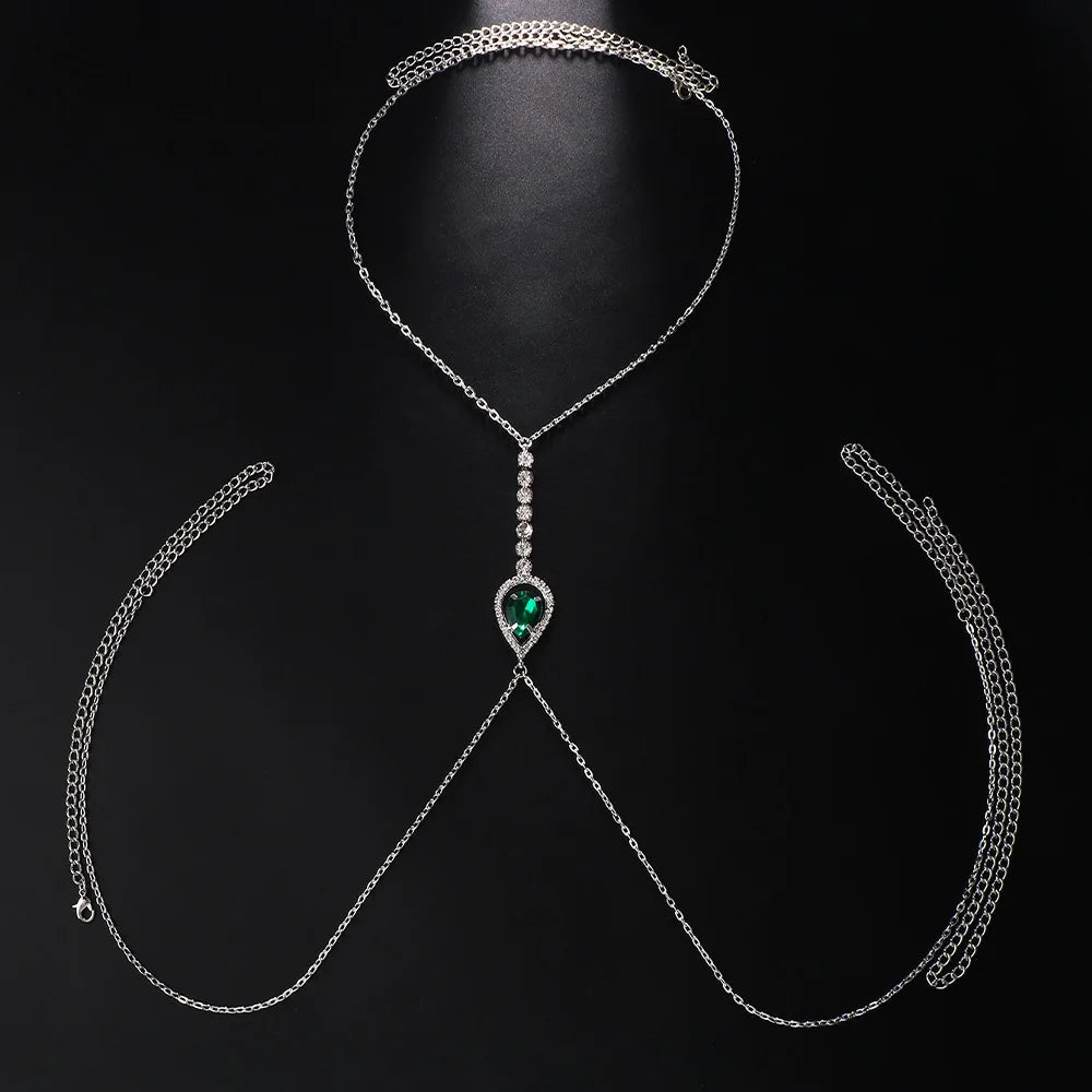 Cadena Green Crystal Chest