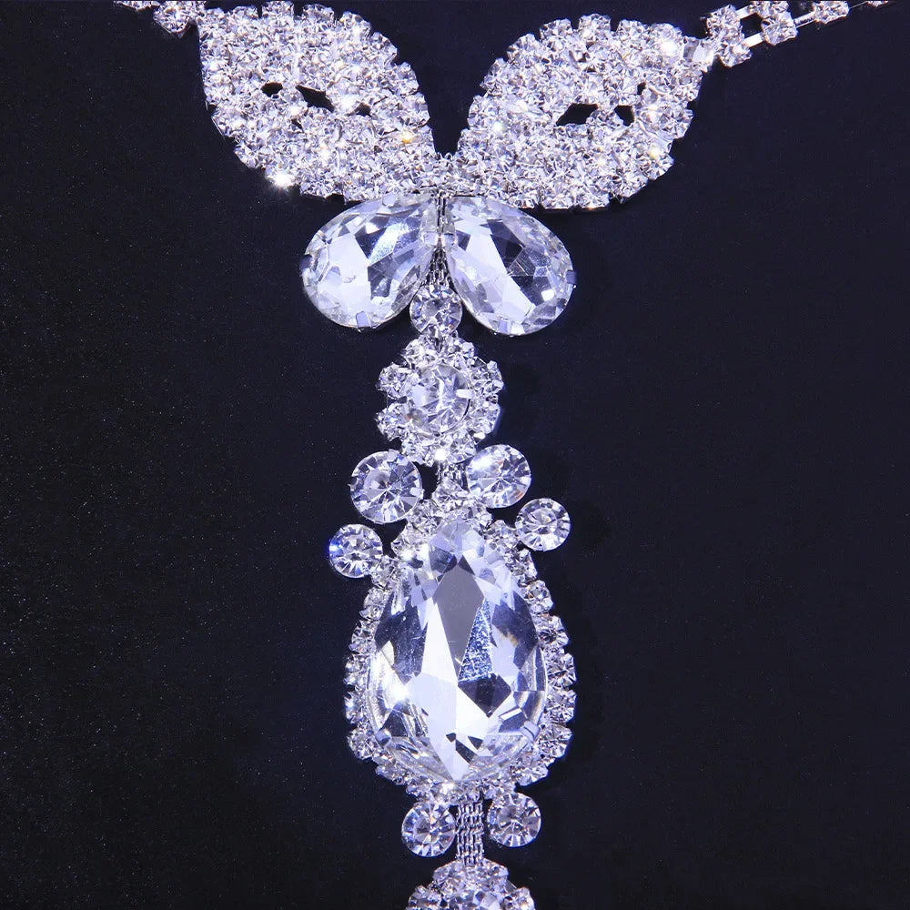 Cadena Butterfly Rhinestone Belly