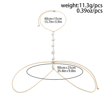 Collar Boho Pearl Chest