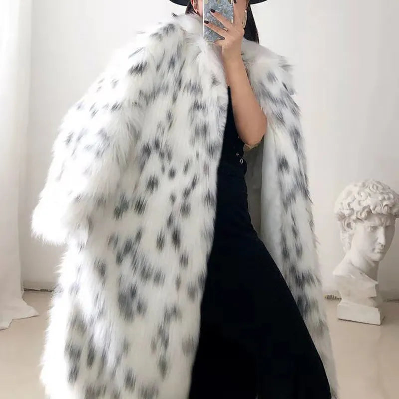 Abrigo Gótico Faux Fur