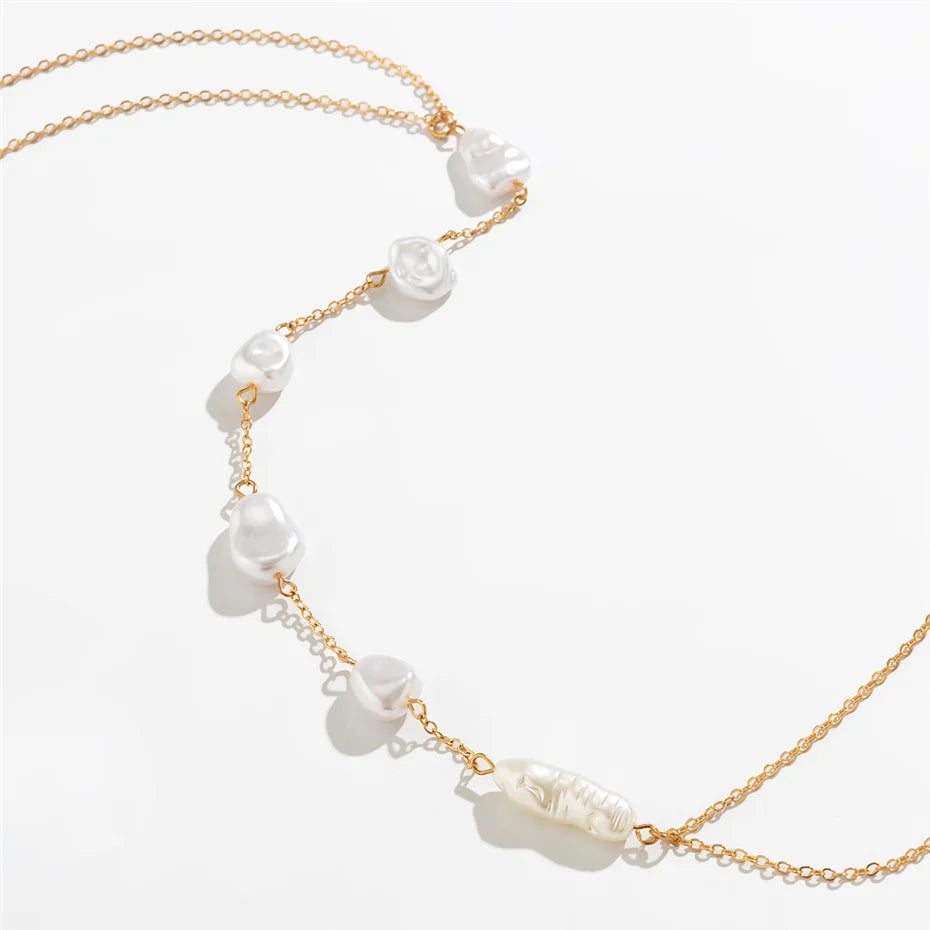 Collar Boho Pearl Chest