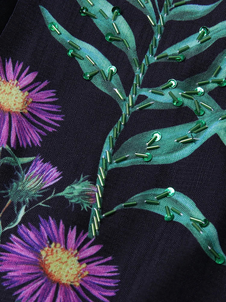 Vestido Gótico Esmeralda Print