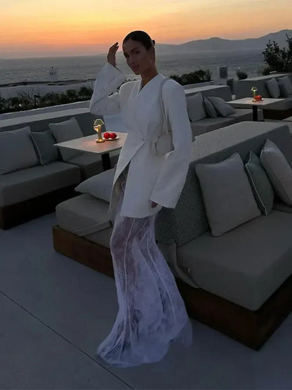 Chaqueta Gótica Fiorella Elegant One Button