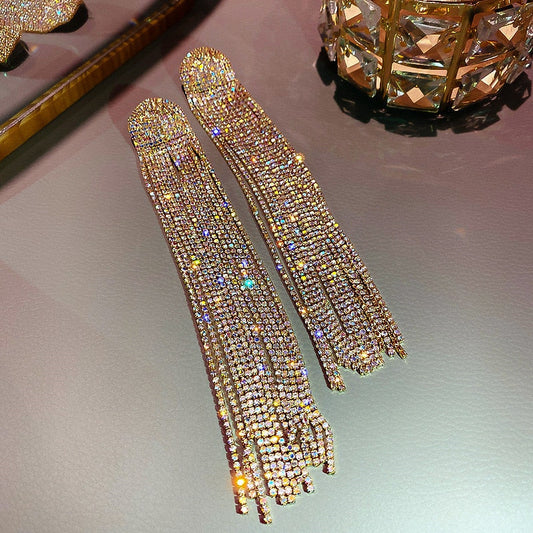 Pendientes Laylin Rhinestone