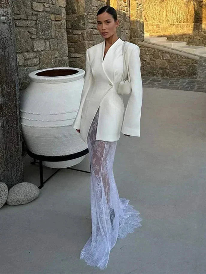 Chaqueta Gótica Fiorella Elegant One Button