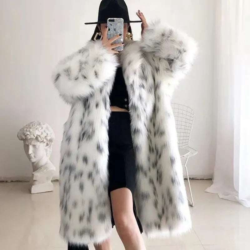 Abrigo Gótico Faux Fur