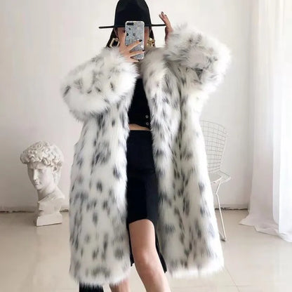 Abrigo Gótico Faux Fur