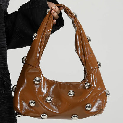 Women's Rivet Hombro Bolso