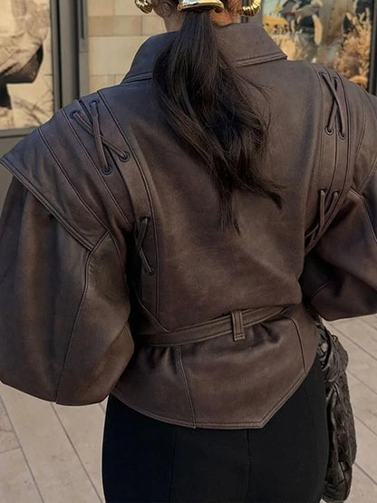 Chaqueta Gótica 's Belted