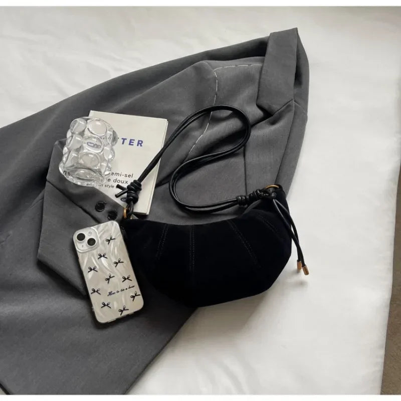 Velvet Shoulder Bolso