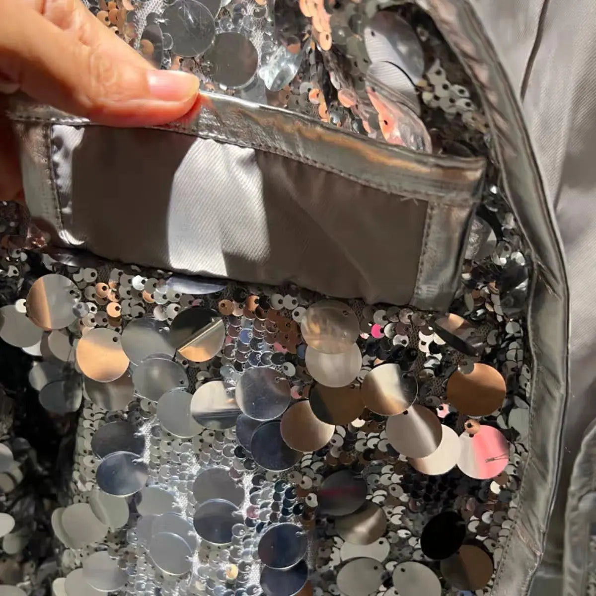 Chaqueta Gótica Shiny Long Sleeve Party