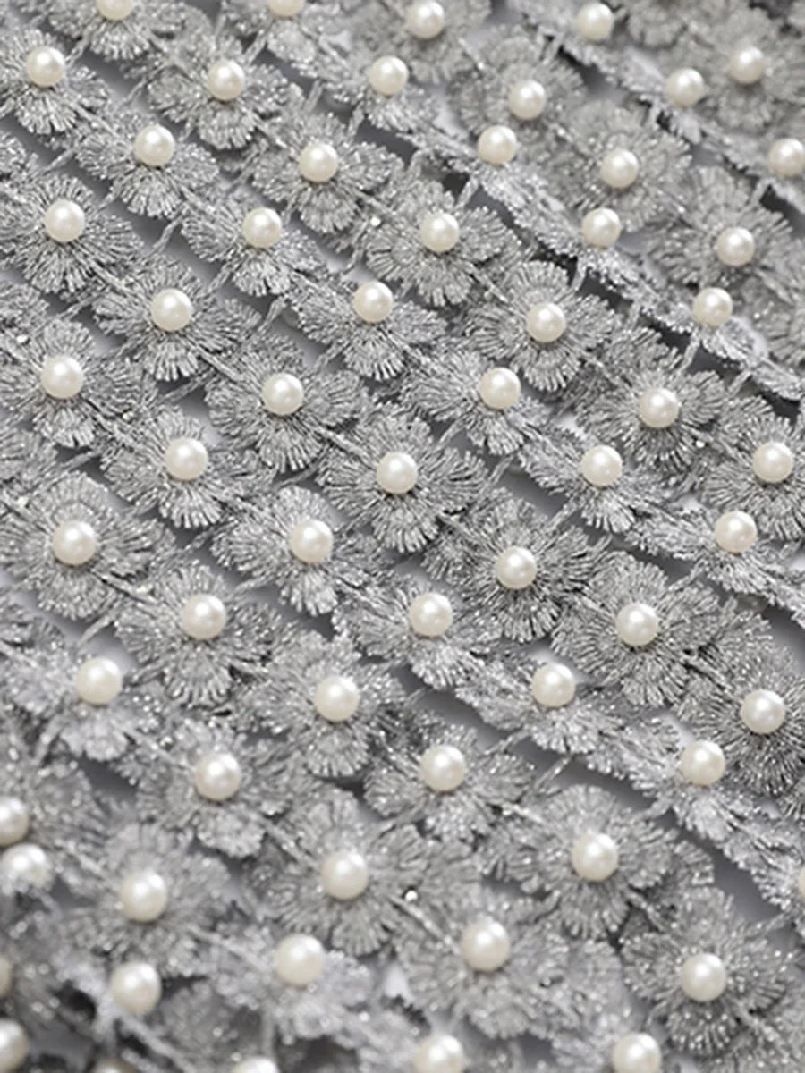 Camiseta Gótica Hollow Out Patchwork Pearls