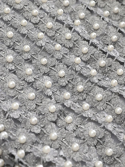 Camiseta Gótica Hollow Out Patchwork Pearls