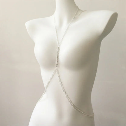 Collar Rhinestone Chest