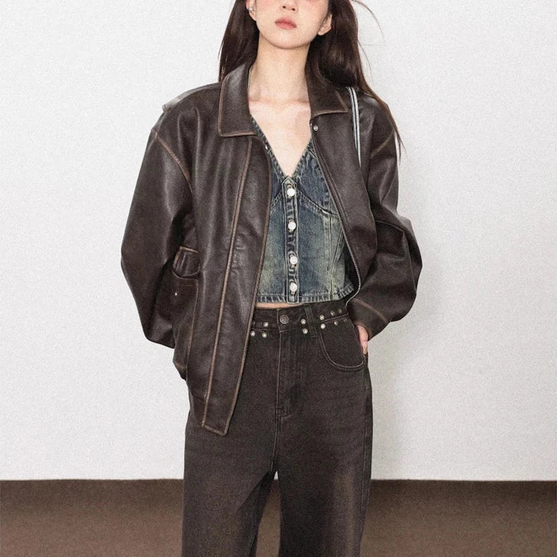 Chaqueta Gótica Soft Distressed