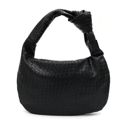 Woven Vegan Cuero Bolso