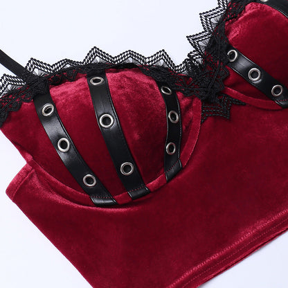 Top Gótico Isadora Cropped