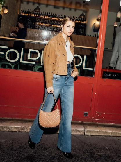 Chaqueta Gótica Studded Suede