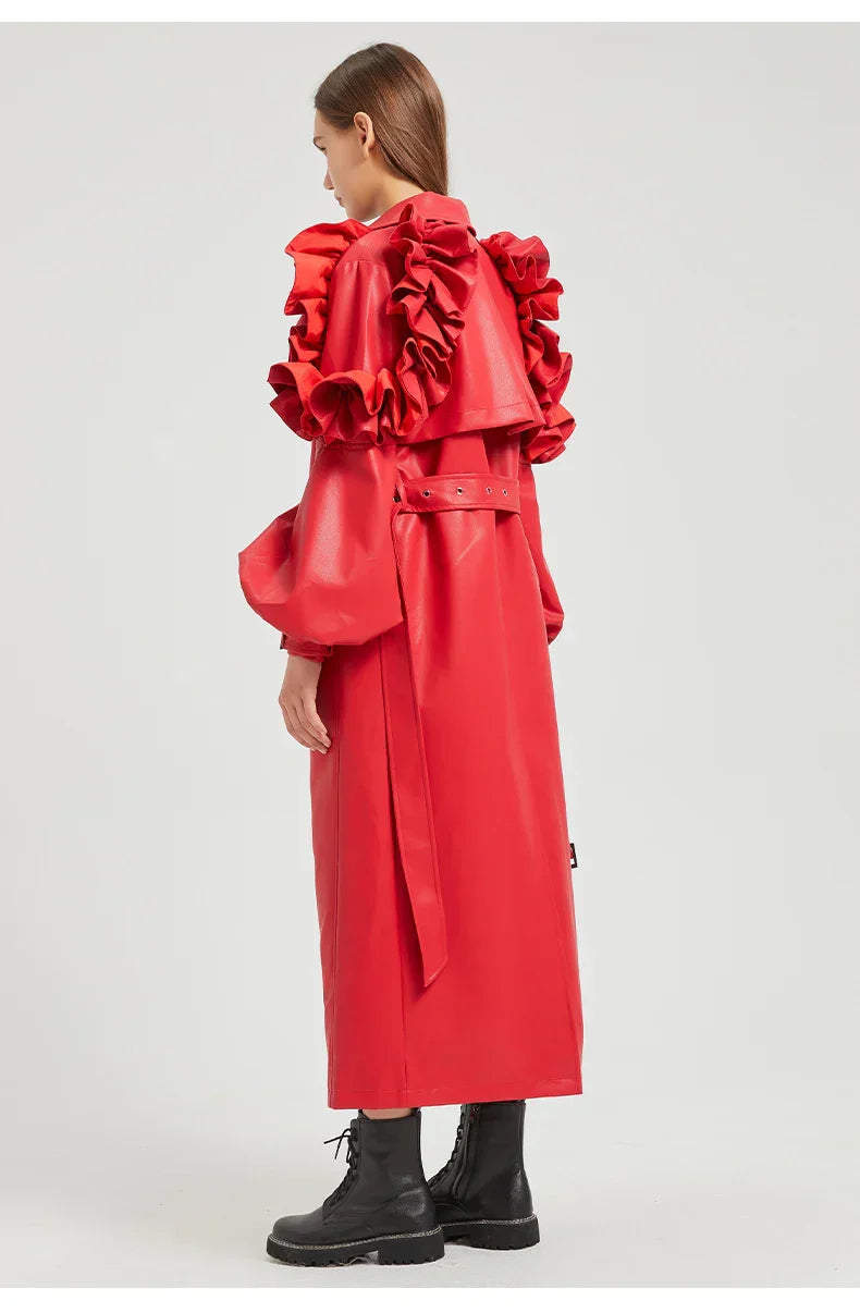 Abrigo Gótico Antonio Long Ruffled