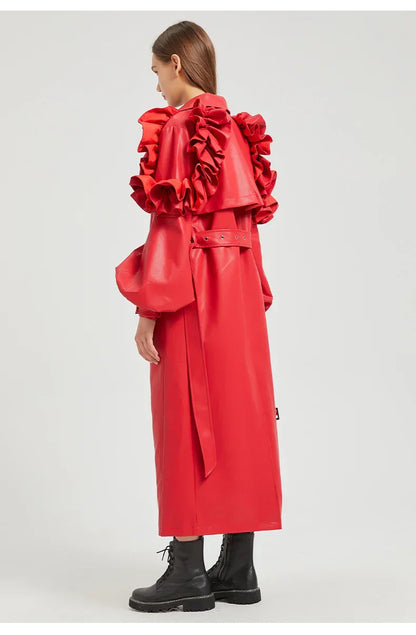 Abrigo Gótico Antonio Long Ruffled