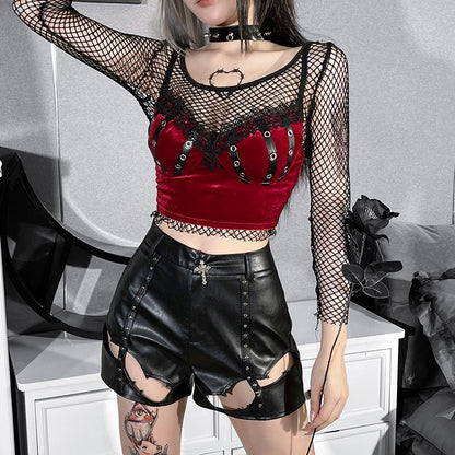 Top Gótico Isadora Cropped