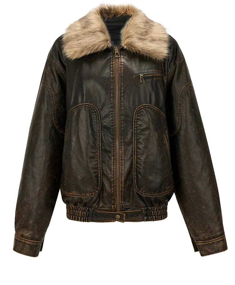 Chaqueta Gótica Distressed