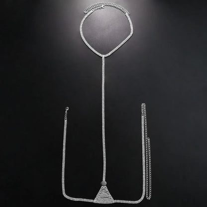 Collar Crystal Chest Cadena