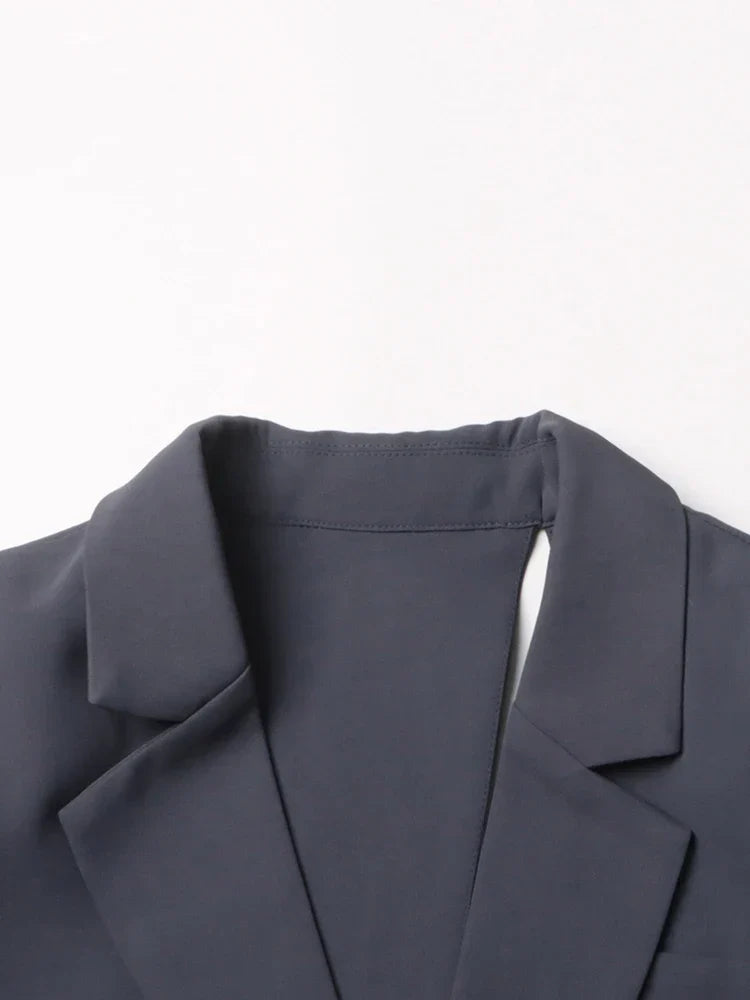 Blazer Gótico Bell Asymmetric Cutout